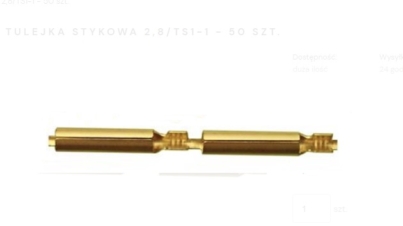 TULEJKA STYKOWA 2,8 TS1-1 50 SZT